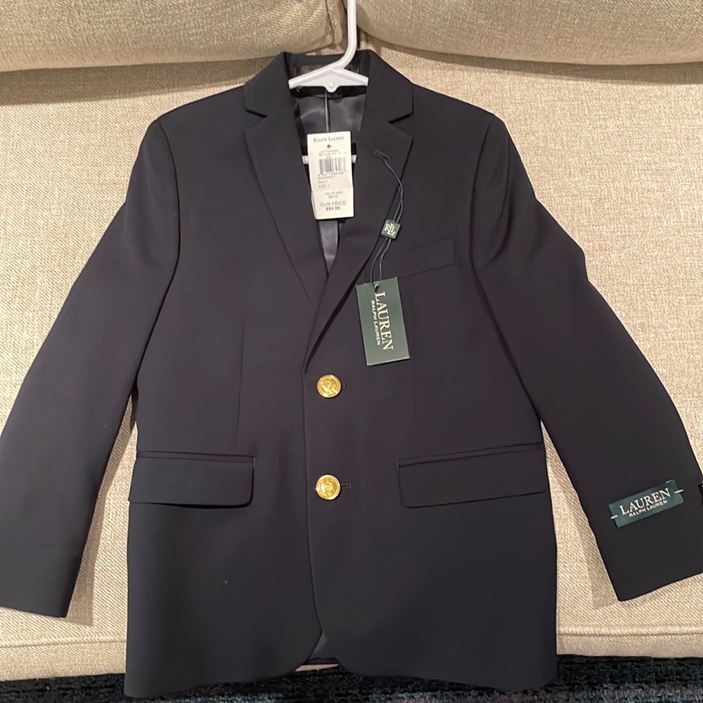 RALPH LAUREN NAVY BLAZER NWT SIZE 7